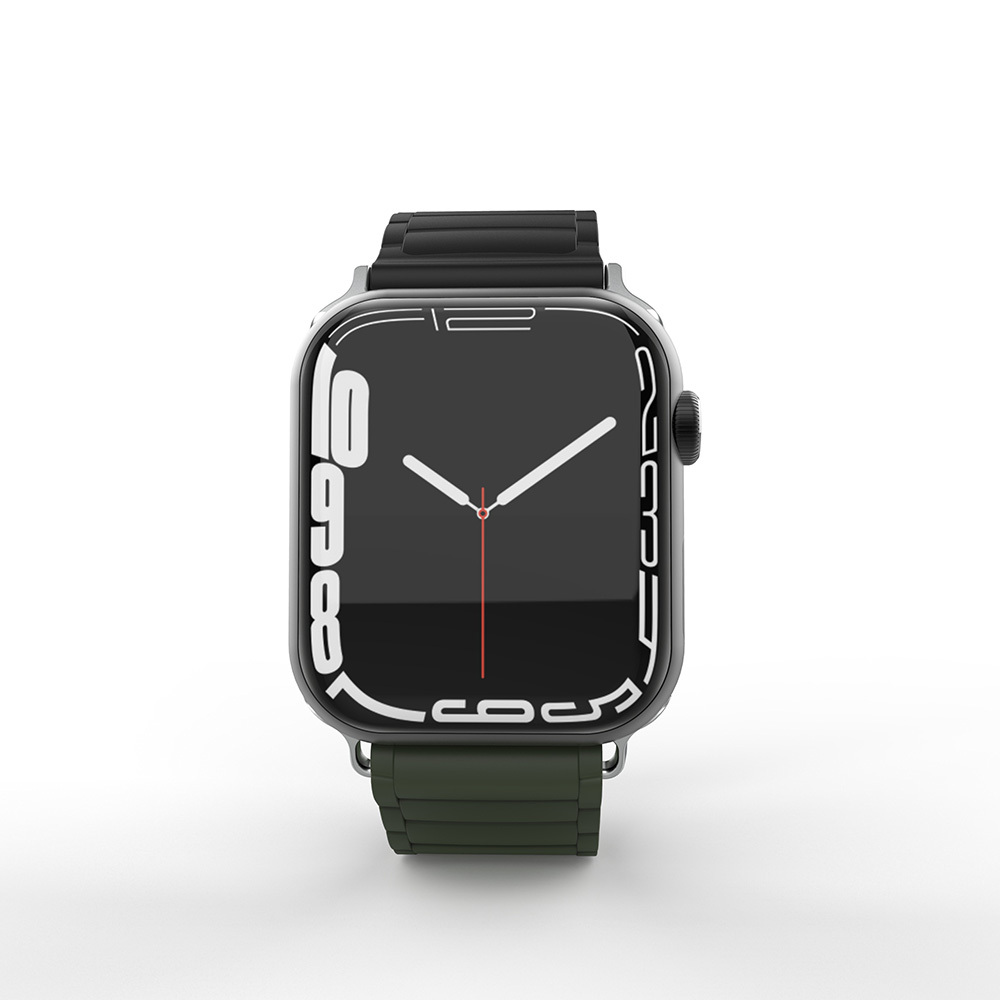 Apple Watch SE 3 (44mm) Uyumlu Manyetik Silikon Kordon-122