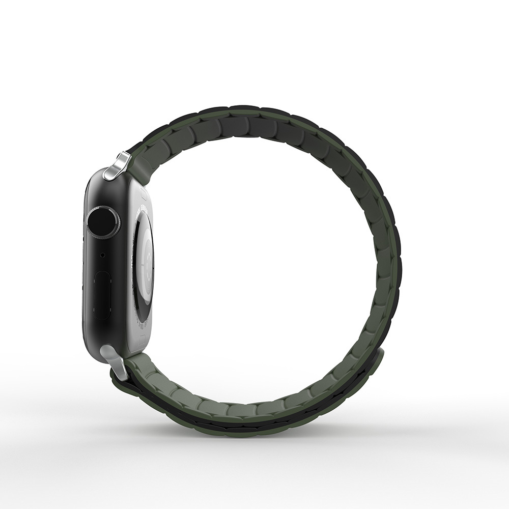 Apple Watch SE 3 (44mm) Uyumlu Manyetik Silikon Kordon-122