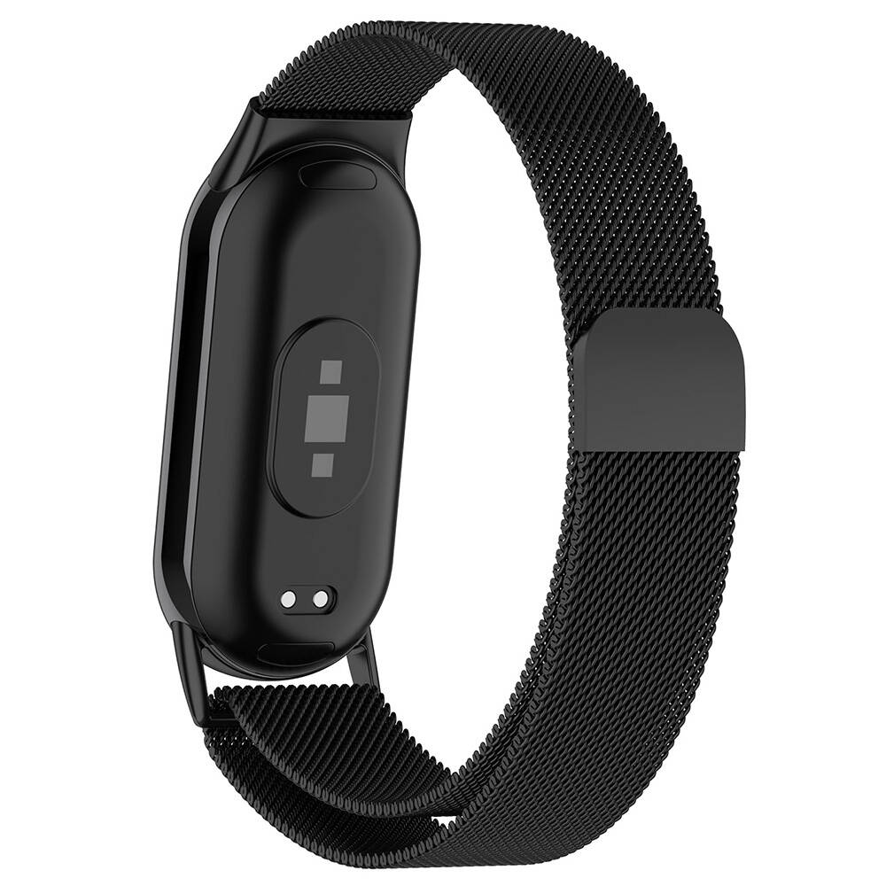 Xiaomi Smart Band 8 Uyumlu Hasır Metal Kordon-01